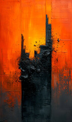 Abstract background, texture of the old wall with a spray of paint.