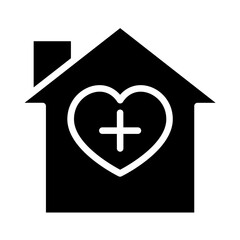 Obraz premium Home Care Icon Style