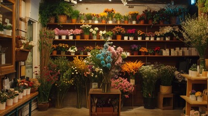 Fototapeta na wymiar Flower shop