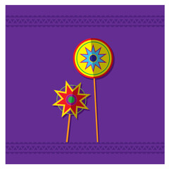 Illustration Of Pohela Boishakh. Happy indian Bengali New Year, Shuvo Naboborsho, indian Traditional folk Design.motifs. this elements can be use to make Banner, poster, or online content