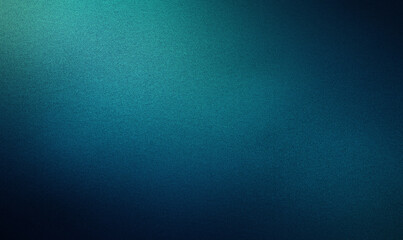 Black Dark Light Jade, Petrol, Teal, Cyan, Sea Blue, Green Wavy Line Background.Ombre Gradient with Blue Atoll Color. Noise Grain for a Rough, Grungy Texture. Matte  Metallic Effect. Template Design - obrazy, fototapety, plakaty