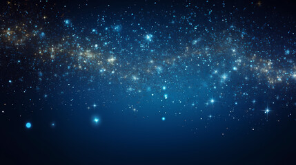 Fototapeta premium Festive decorative glitter lights background banner, colorful abstract background with glitter