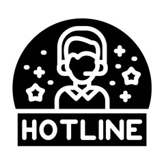 Hotline Icon Style