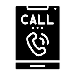 Phone answering Icon Style