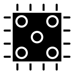 Fototapeta na wymiar CPU Socket Icon Style