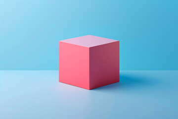 Fototapeta premium Abstract 3d rendered background minimalistic style 