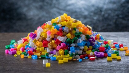 Building Blocks Galore: Dazzling Display of Multicolored Legos