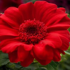 red gerbera flower Generated by Ai 