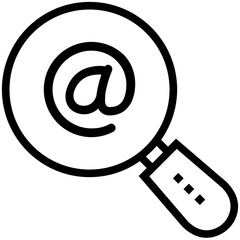 Web Search Vector Icon