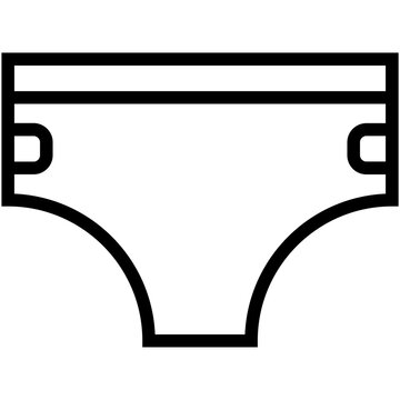 Baby Skivvies Vector Icon