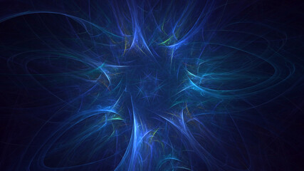 3D manual rendering abstract colorful fractal light background