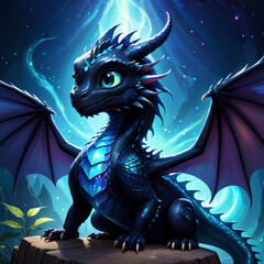 cartoon black dragon night fury