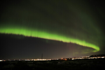 northern lights over Iceland