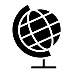 School Globe Icon Style