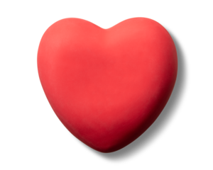 ハートの形をしたオブジェ