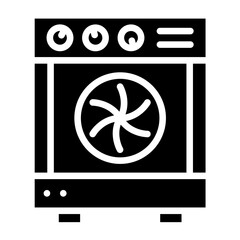 Gas dryer Icon Style