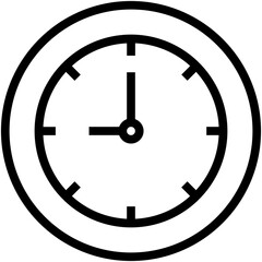 Clock Vector Icon