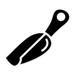 Popcorn Scoop Icon Style