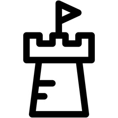 Castle Vector Icon