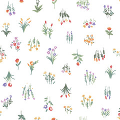 Cute floral pattern perfect for textile design,