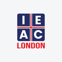 IEAC Logo Design, London Bridge, London Tower IEAC Word logo vector