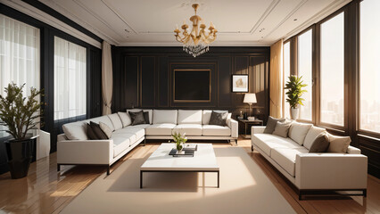 Fototapeta premium modern living room