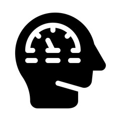 performance glyph icon