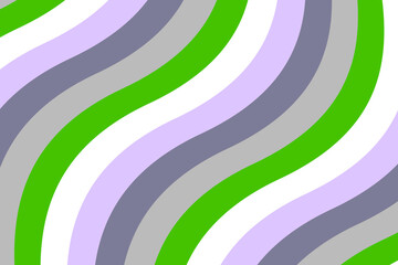 Loop pastel colored wavy stripe background for title movie