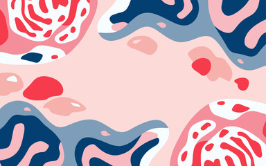 Abstract background poster. Good for fashion fabrics, postcards, email header, wallpaper, banner, events, covers, advertising, and more. Valentine's day, women's day, mother's day background.