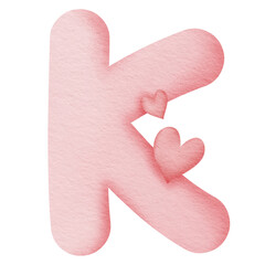 Sweet Pink Alphabets and Numbers