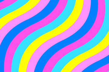 Loop colorful wavy stripe background for title movie