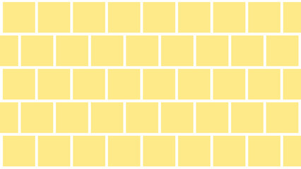 Yellow seamless pattern with squares tiles