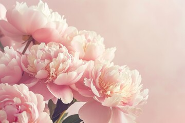 A bunch of pink flowers in a vase. Suitable for home decor or floral arrangements - Powered by Adobe
