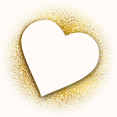 Gold pattern theme for valentine's day - 716306730