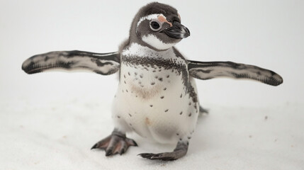Obraz premium close up of a penguin on a rock
