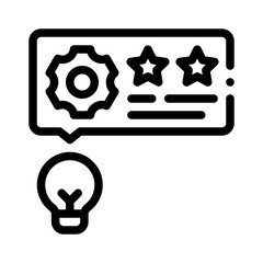 lightbulb line icon