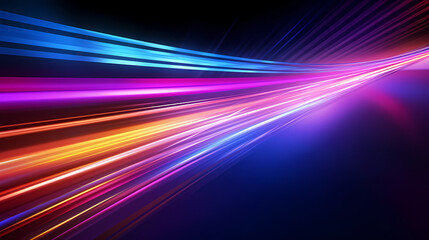 Glowing shiny lines effect vector background, technology lines background and light effect, 3D rendering