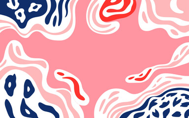 Abstract background poster. Good for fashion fabrics, postcards, email header, wallpaper, banner, events, covers, advertising, and more. Valentine's day, women's day, mother's day background.