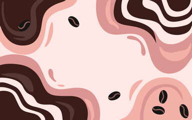 Abstract background poster. Good for fashion fabrics, postcards, email header, wallpaper, banner, events, covers, advertising, and more. Valentine's day, women's day, mother's day background.