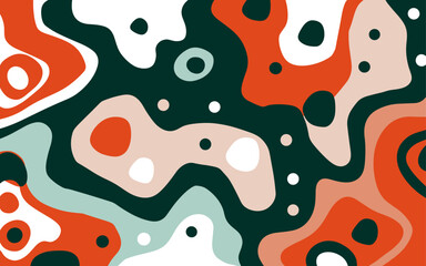 Abstract tulip background poster. Good for fashion fabrics, postcards, email header, wallpaper, banner, events, covers, advertising, and more.