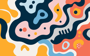 Abstract tulip background poster. Good for fashion fabrics, postcards, email header, wallpaper, banner, events, covers, advertising, and more.