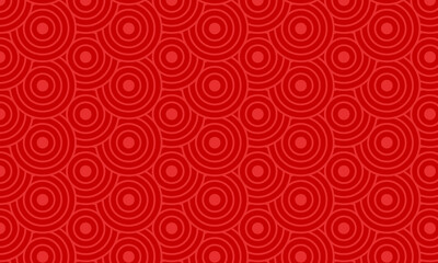 Background pattern with seamless circle lines. Vector endless background texture.