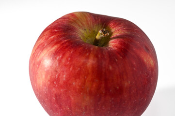 red apple on white background 3