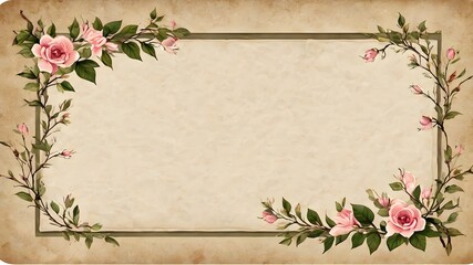 grunge paper for congratulation, invitation or memories scrapbook on the vintage background