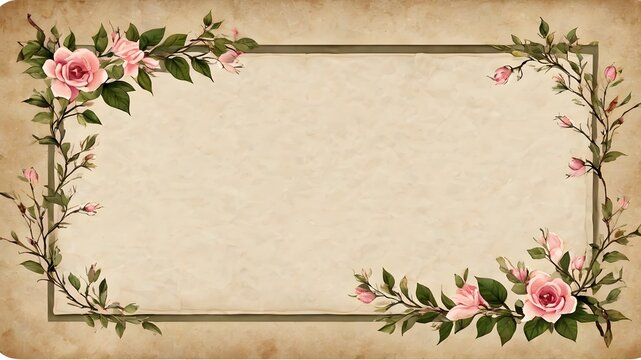 grunge paper for congratulation, invitation or memories scrapbook on the vintage background