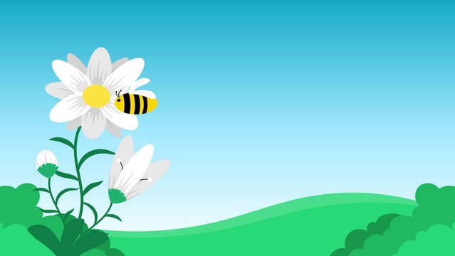 A Bee's Enchanting Journey to Spring Blooms