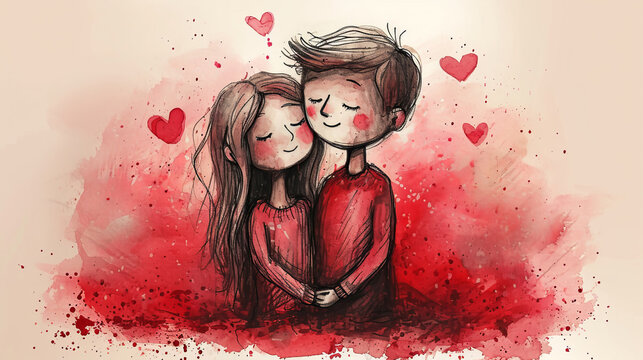 Love Lines: Valentine's Embrace