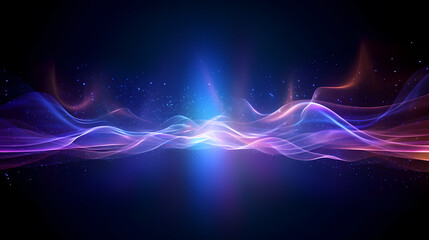 Line glowing motion blur illustration light background, energy neon light, effect bright line glowing motion blur