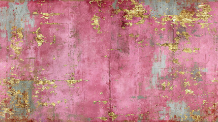 pink and white painted wall