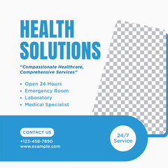 Medical Banner for Social Media Marketing Advertisements Poster and Printing Design Template